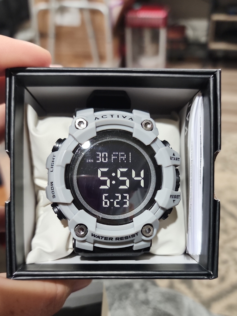 Activa Kadron X Invicta Digital Men's Watch - 53mm, Black (ACW1968-011) New!